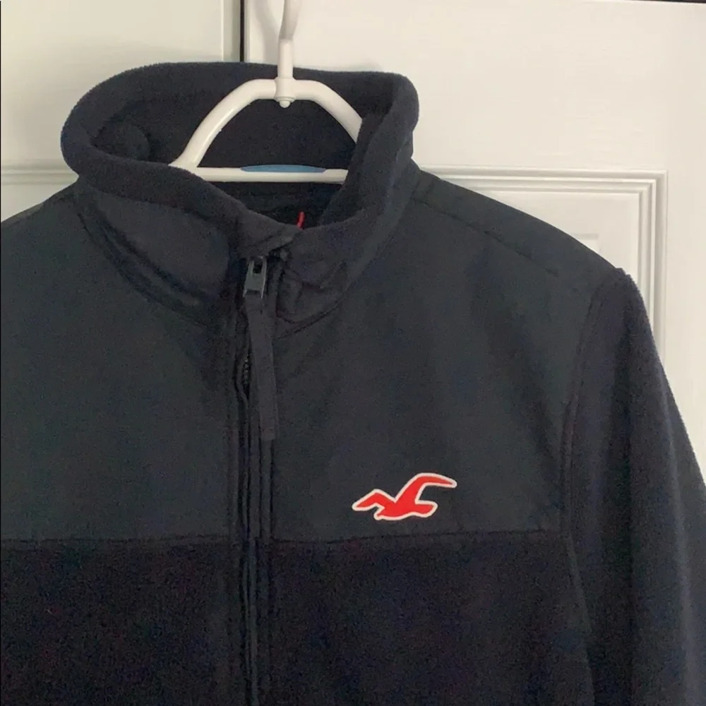 Hollister Men’s Winter Jacket blue size large - Picture 2 of 3
